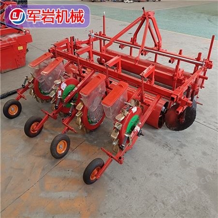 气吸式点耔机 四行玉米精量施肥铺膜播种机 工厂制作供应 欢迎咨询