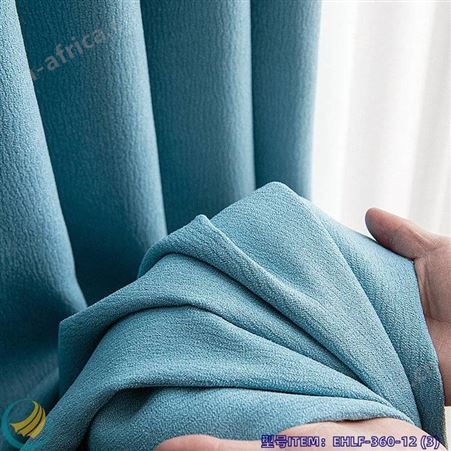 易创帘纺织16色宝莉格360 圈圈纱线条暗纹免定型棉质手感 涤纶柯桥客厅卧室家装窗帘布艺