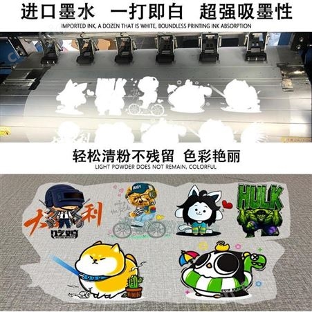 海鑫航白墨打印膜班服定制加工膜T恤定制烫画材料热转印DIY数码胶片PET打印膜
