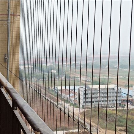窗户钢丝防护网价格 云南高层安全护栏网供应 定制安装防护网